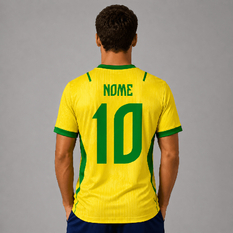 Camiseta Brasil Amarela Masculina
