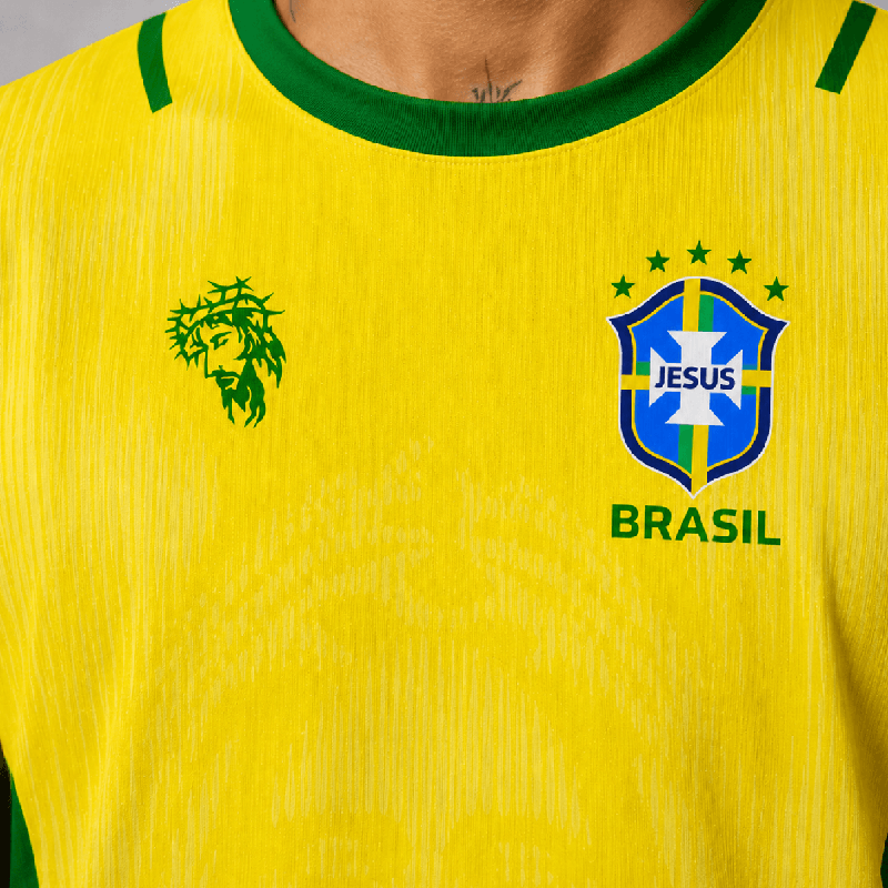 Camiseta Brasil Amarela Masculina