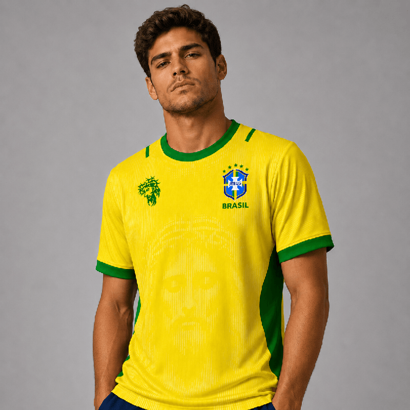 Camiseta Brasil Amarela Masculina
