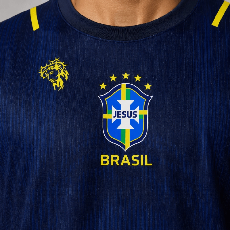 Camiseta Brasil Azul Masculina