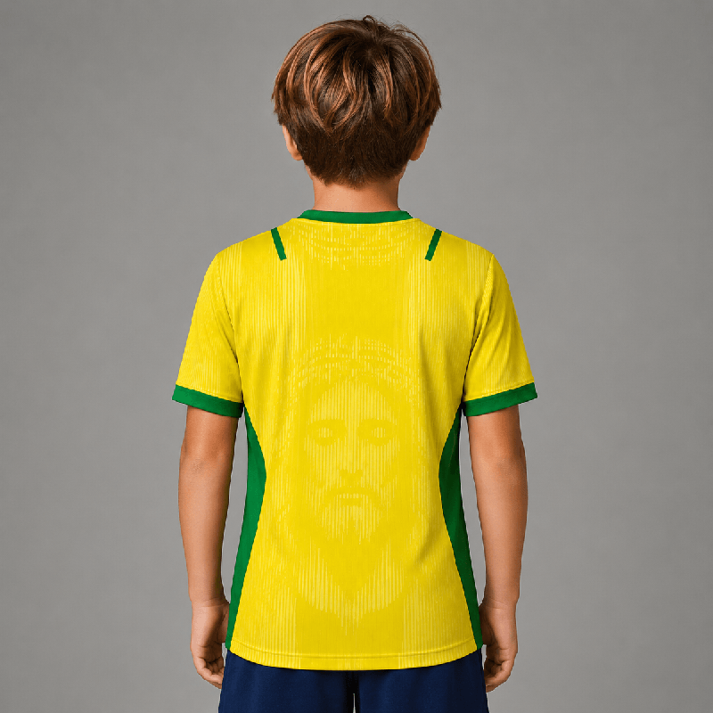 Camiseta Brasil Amarela Infantil