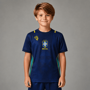 Camiseta Brasil Azul Infantil
